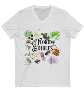 Florida edibles v-neck tee shirt